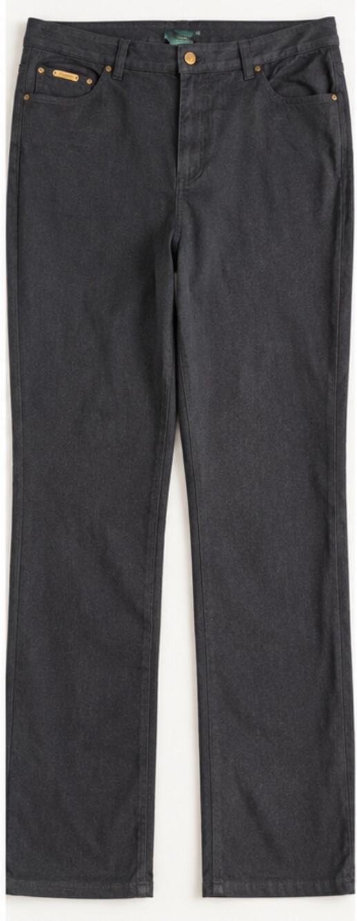 Lauren Ralph Lauren Jeans Co. Charcoal Gray Straight Leg Pants, Size 16W